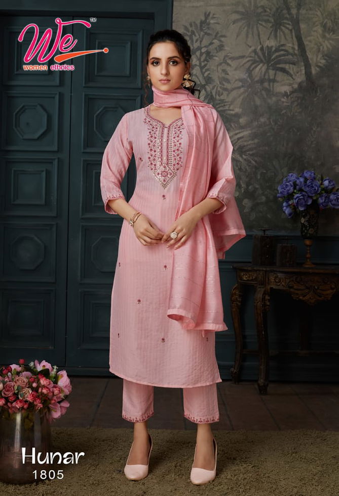 Hunar By We 1801-1806 Readymade Salwar Suits Catalog